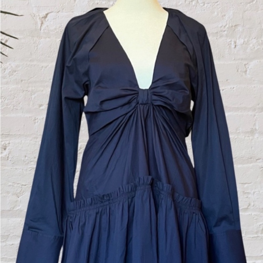 Jason Wu Kelly navy blue cut out dress size M